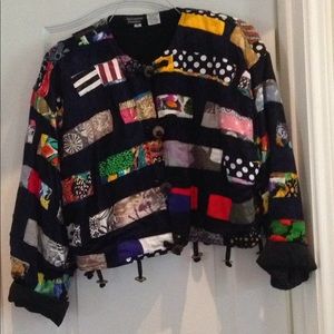 Short patchwork jacket